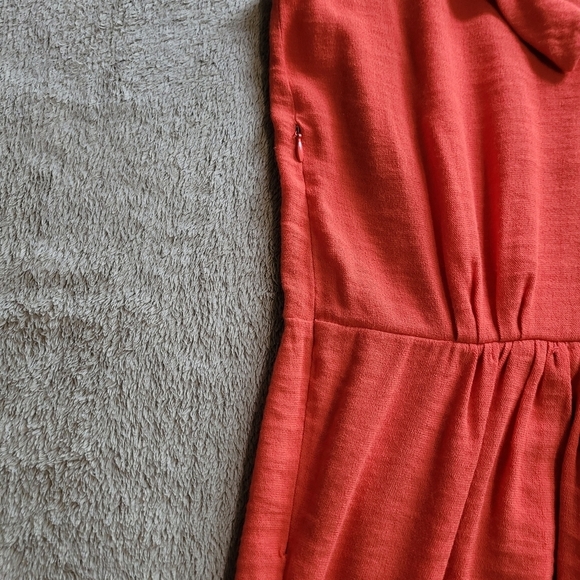 Sessun orange sleeveless midi dress size medium - Picture 8 of 11